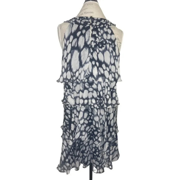 Studio One tiered ruffle dress with metal detail on collar sz 12 EUC prom - Picture 2 of 8